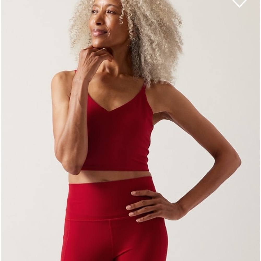 Athleta Elation V Neck Crop A-C